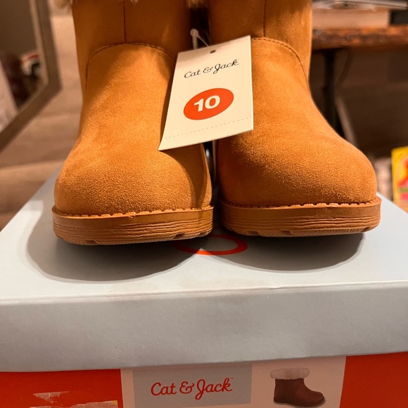 Brand New Cat Jack brown boots toddler size 10 - Picture 2 of 3